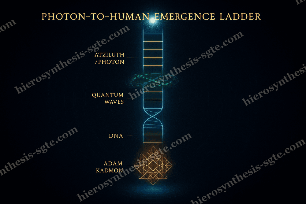 Photon-to-Human Emergence Ladder