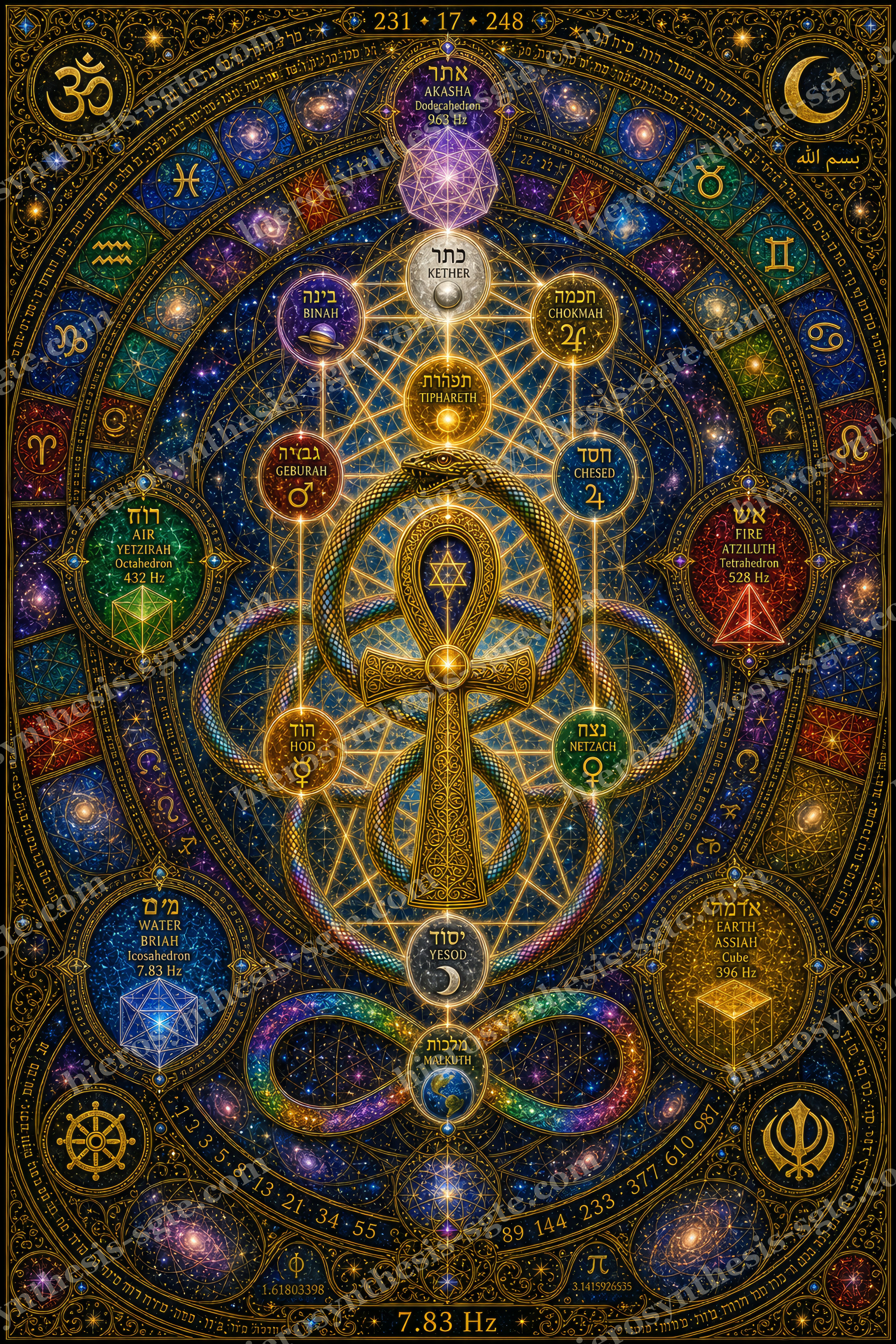 Golden Ankh Sigil