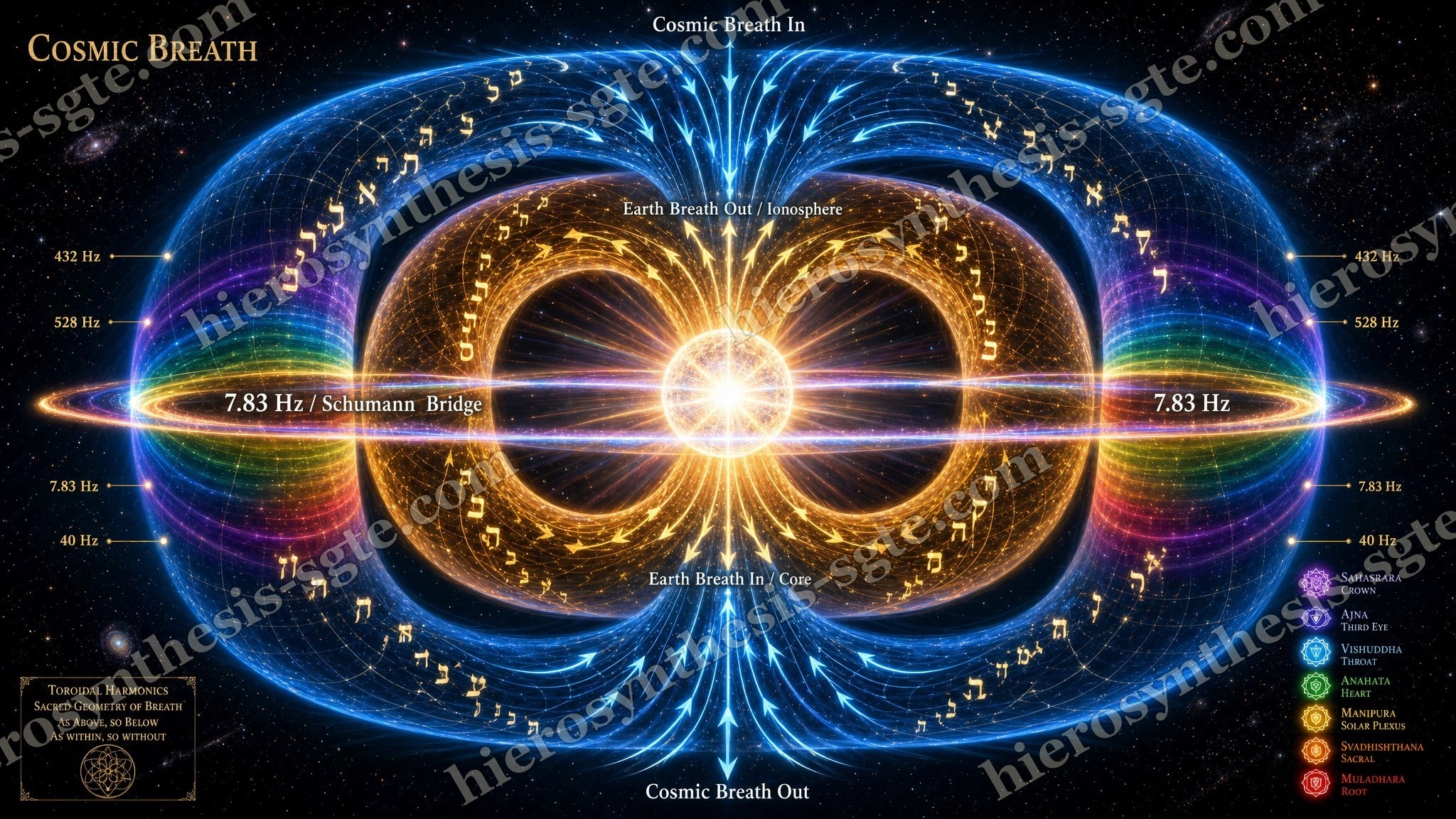 The Cosmic Breath — Toroidal Harmonics of Earth