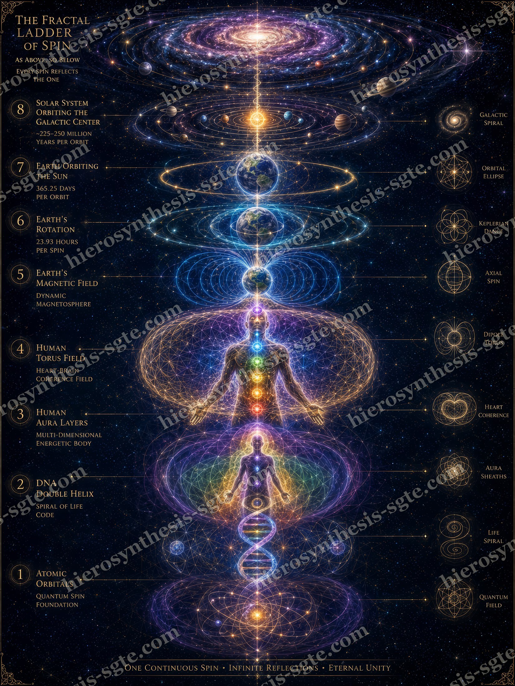 The Fractal Ladder of Spin