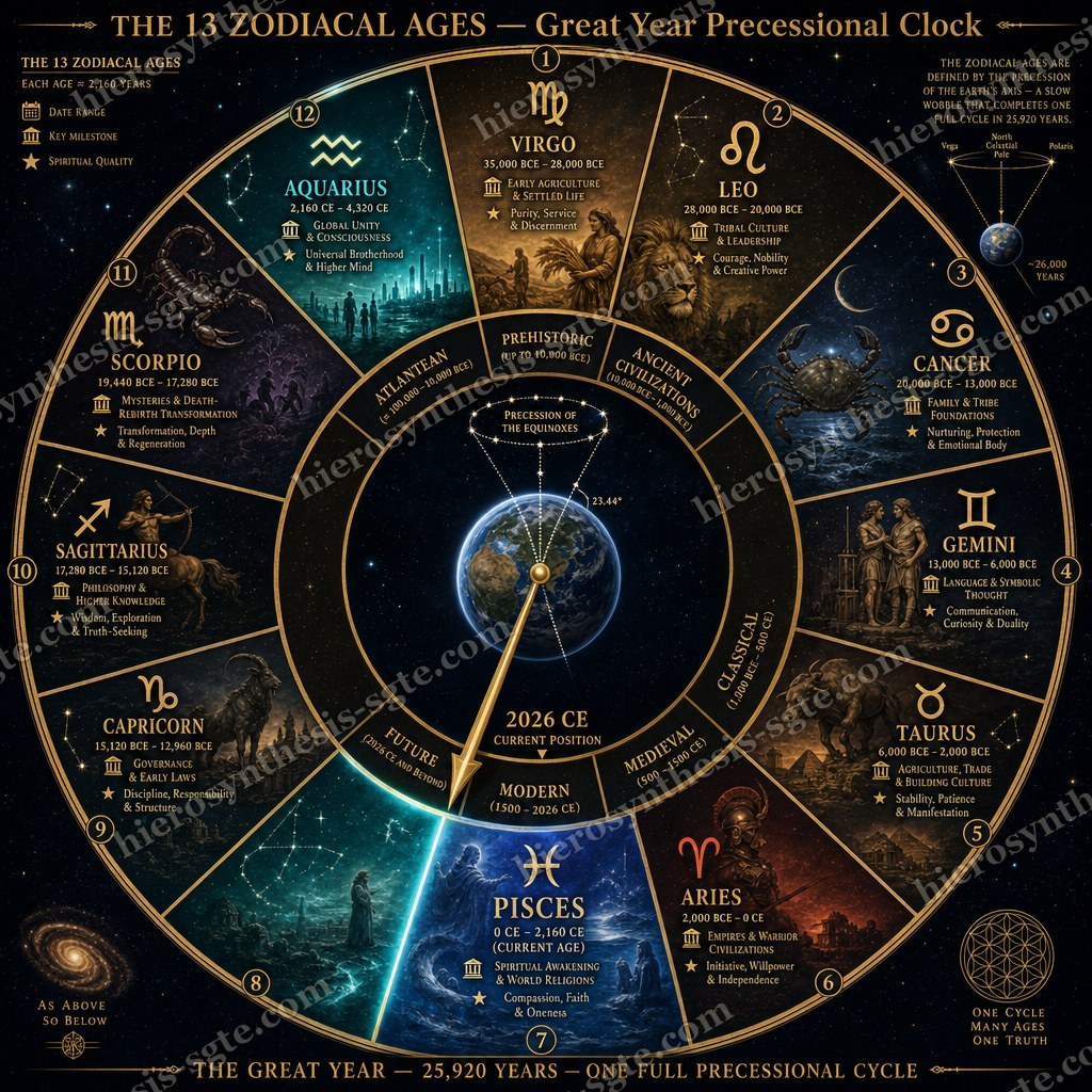 Zodiacal Ages Clock