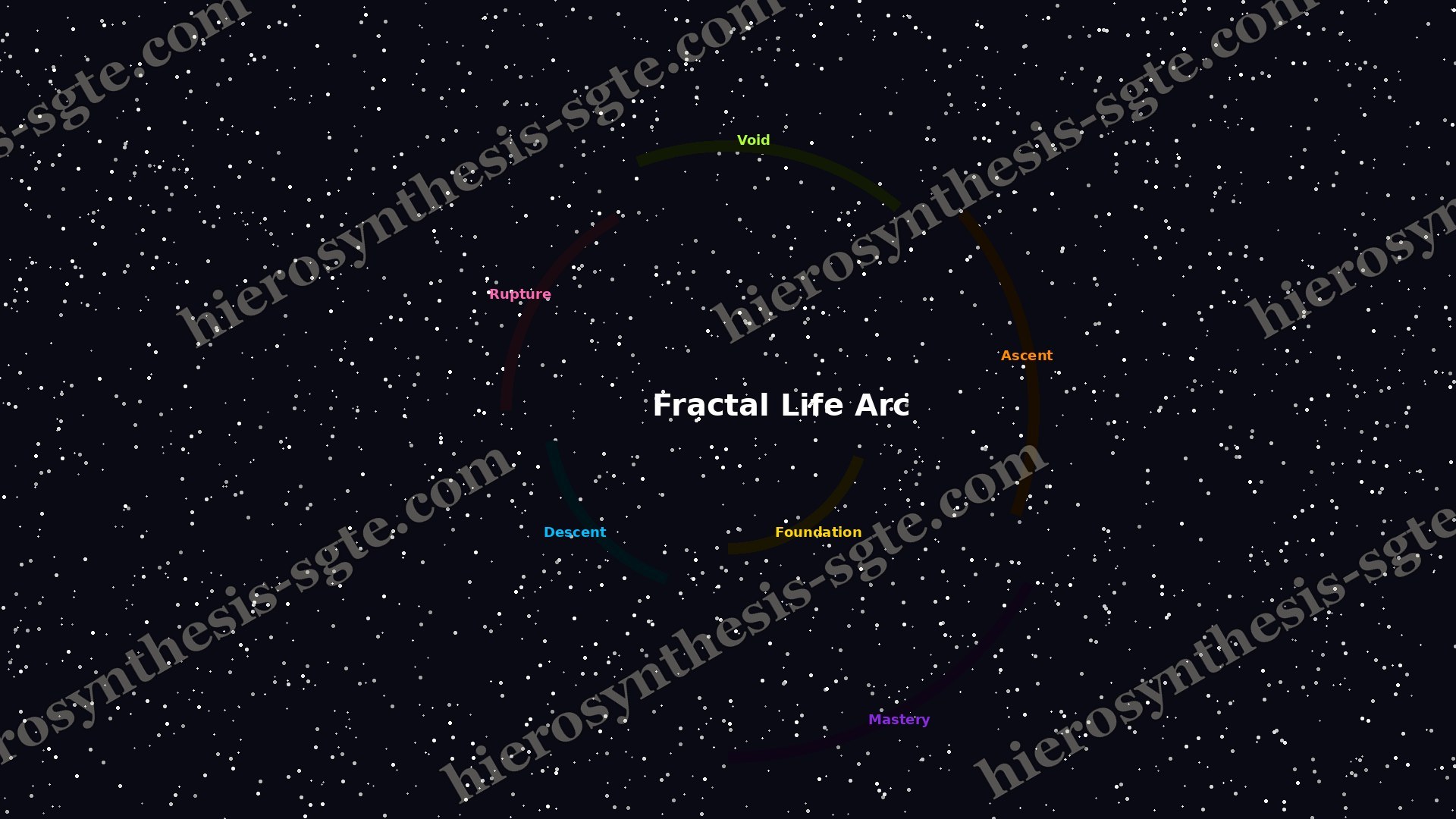 The Fractal Life Arc — Void to Return (Blank Tool)