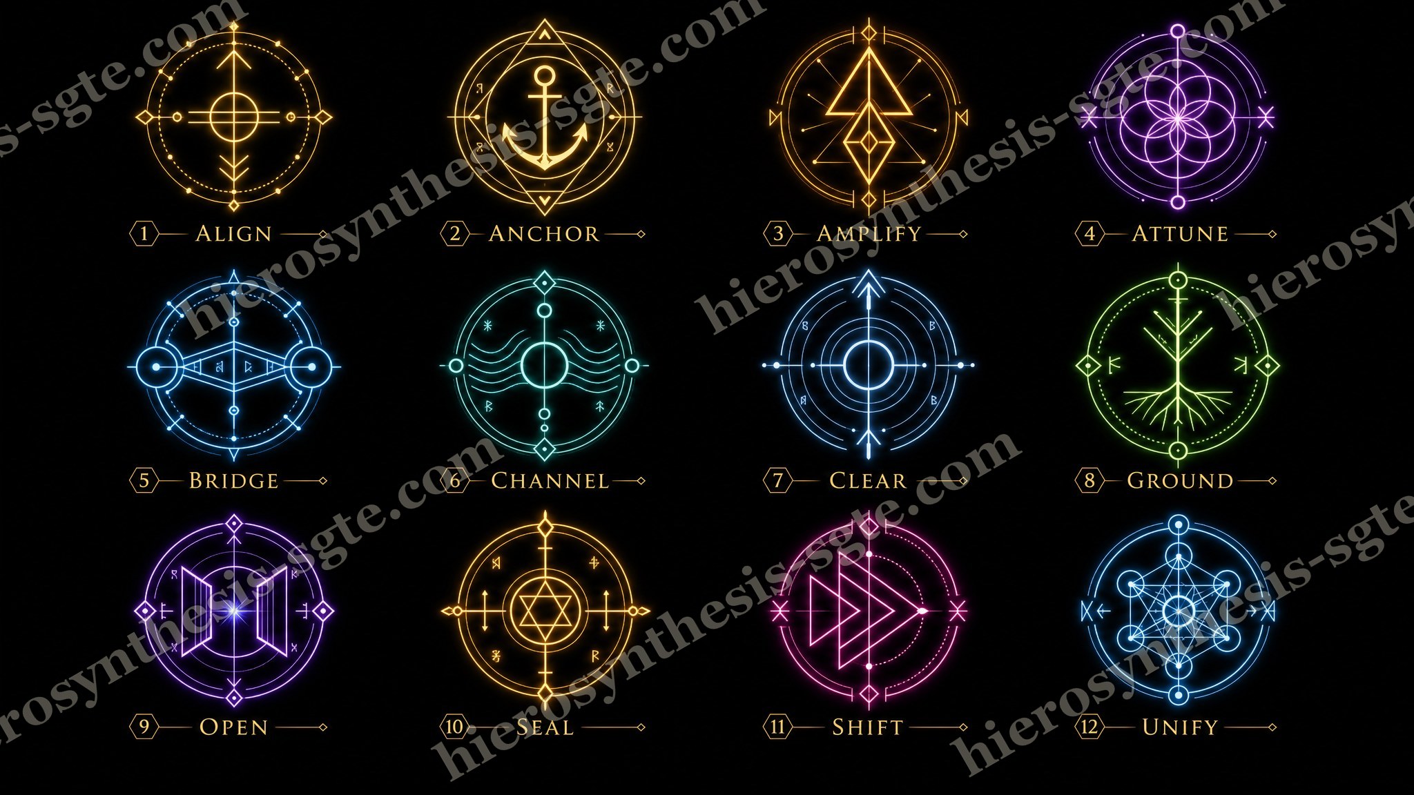 The Twelve Operator Sigils