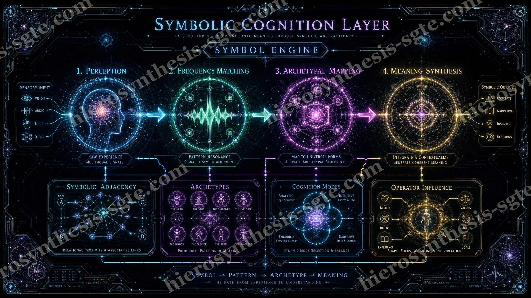 The Symbol Engine — Four Stages of Symbolic Cognition