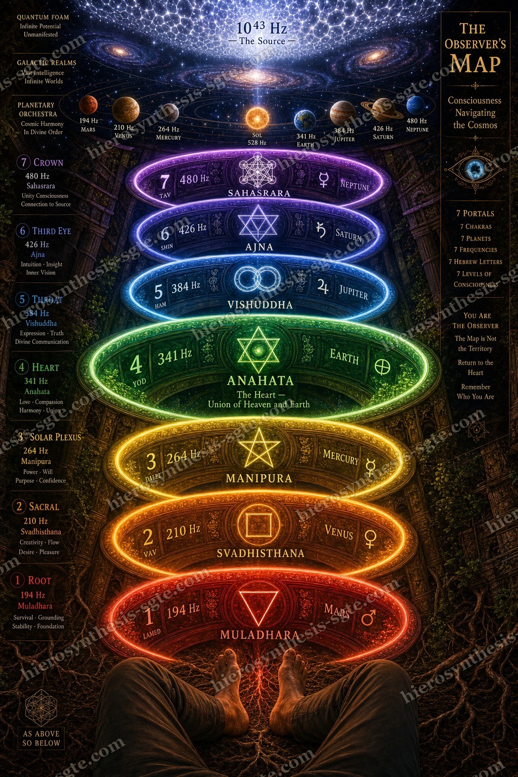 Observer's Map Diagram